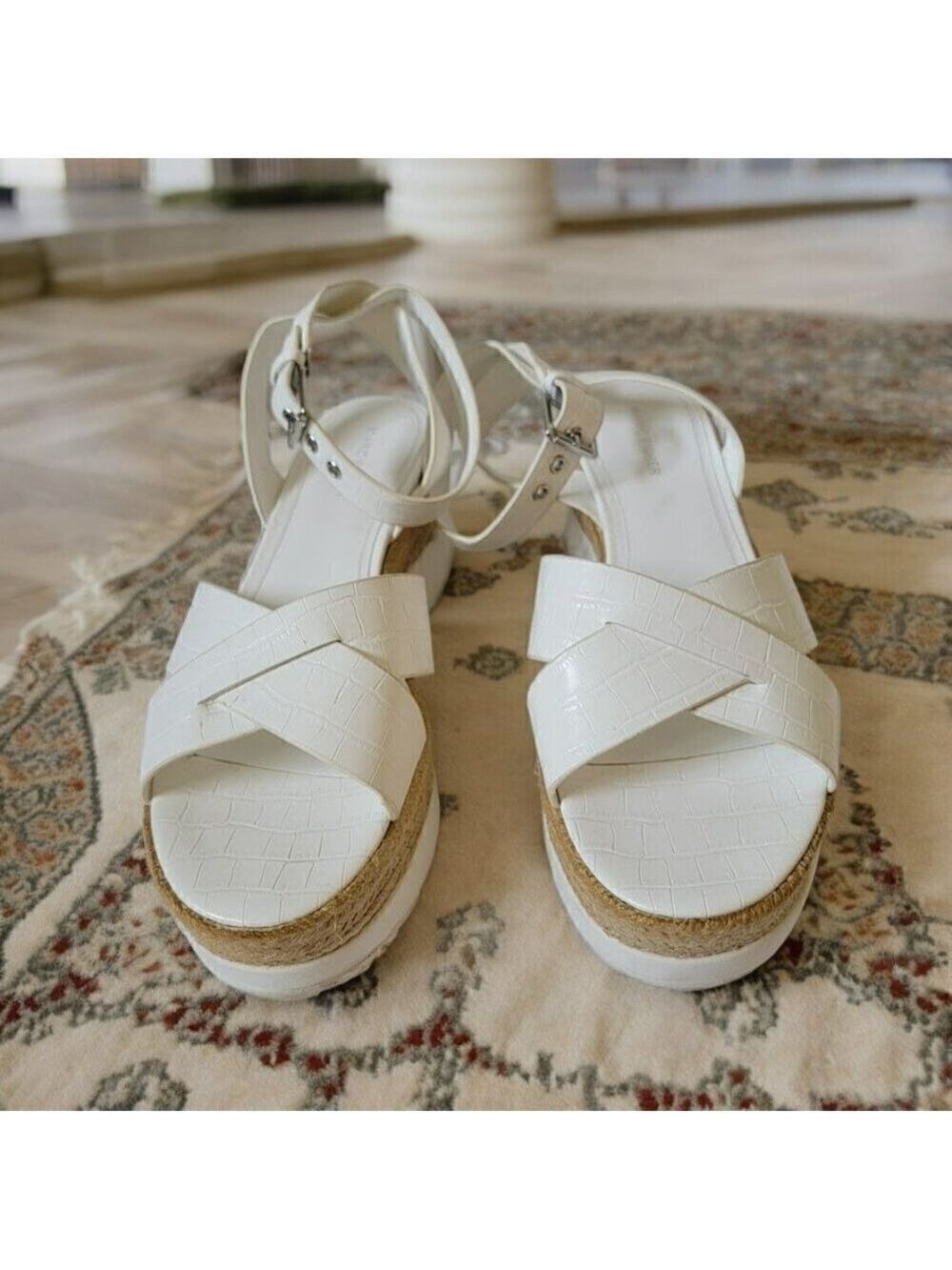 Marc Fisher Zarita Espadrille Wedge Sandal - Size 11
